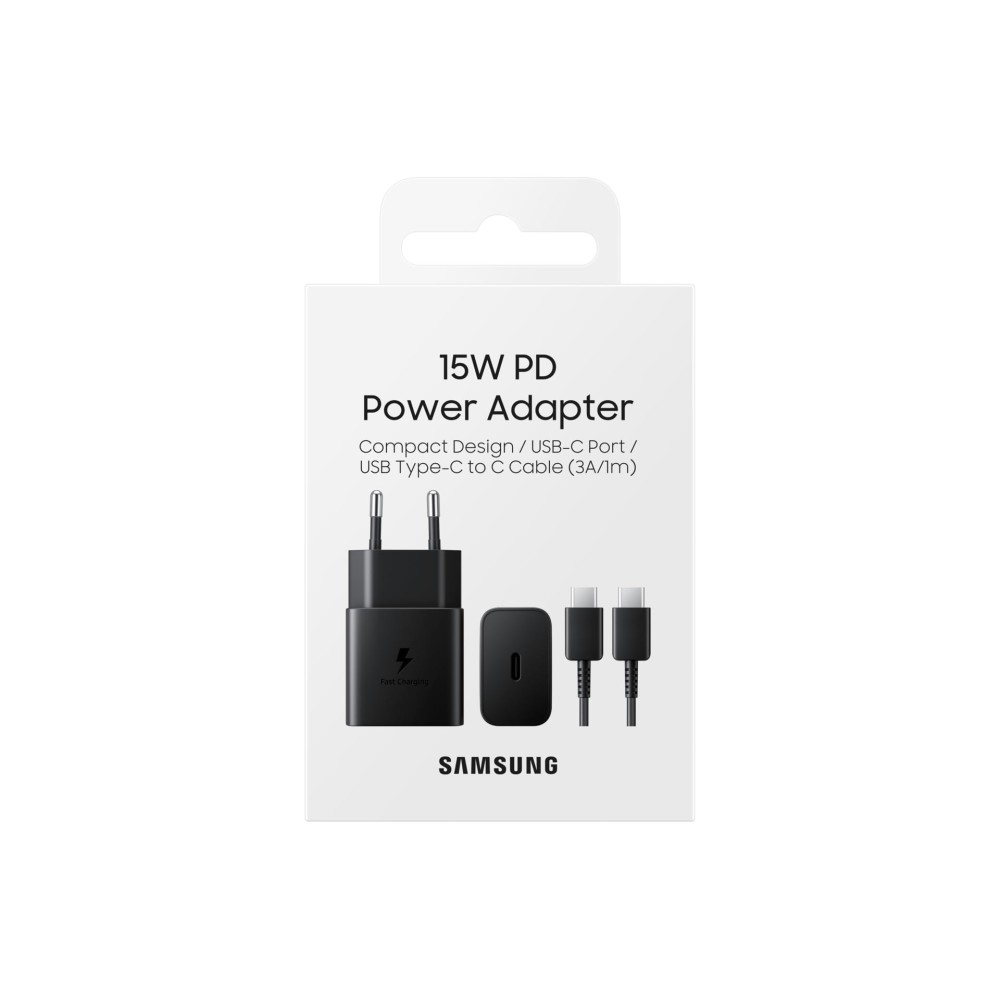 Adaptateur Secteur USB-C 15 W avec câble – Samsung